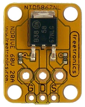 Freetronics [N-Drive MOSFET](https://www.freetronics.com.au/products/n-mosfet-driver-output-module).